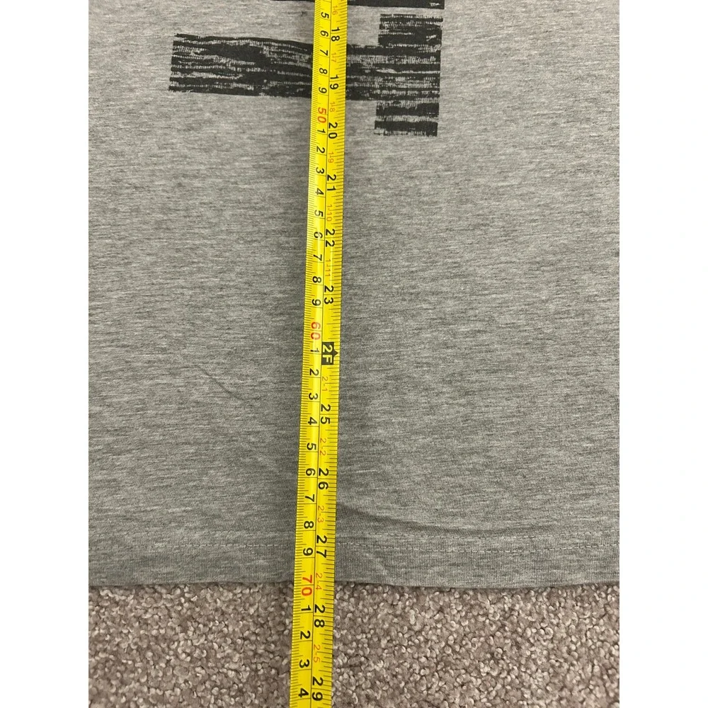 Nike T-Shirt Mens XL Gray Excellent Just Do It Graphic Short Sleeve Crew Neck